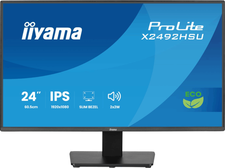 iiyama 24" X2492HSU-B1 ProLite 16:9 FullHD IPS LED Monitor - Fekete iiyama 24" X2492HSU-B1 ProLite 16:9 FullHD IPS LED Monitor - Fekete