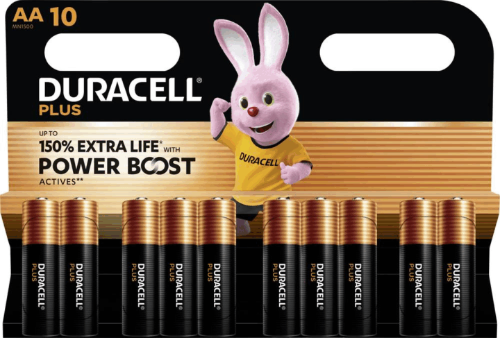 Duracell Plus Power Boost Mignon Ceruzaelem AA (10db/csomag)