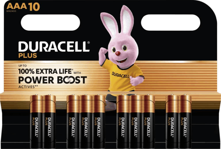 Duracell Plus Power Boost Micro Ceruzaelem AAA (10db /csomag)