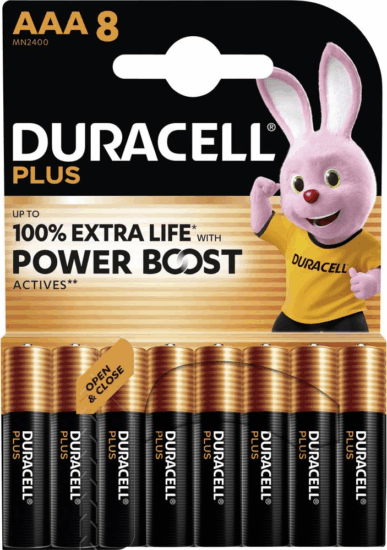 Duracell Plus Power Boost Micro Ceruzaelem AAA (8db /csomag)