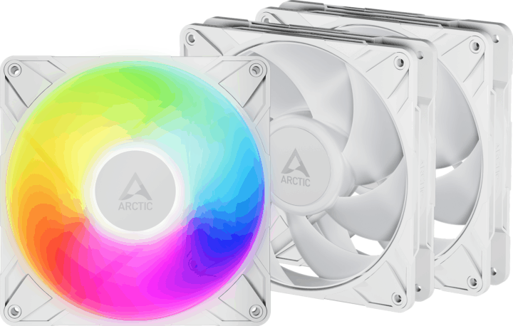 Arctic P14 Pro A-RGB 140mm PWM Rendszerhűtő ventilátor 3db - Fehér