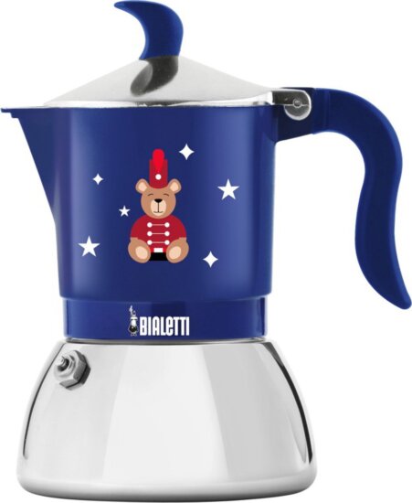 Bialetti Fiametta ORSETTO 2 személyes Kotyogós kávéfőző - Kék mintás