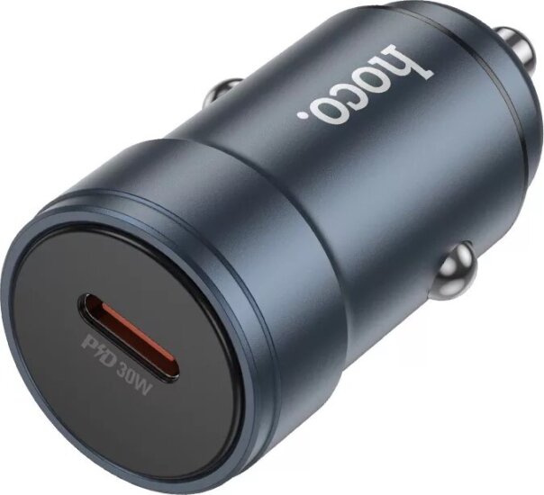 Hoco Z57.U 1×USB-C Autós Gyorstöltő Adapter 30W - Fekete