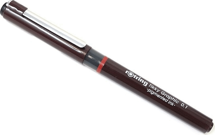 Rotring Tikky Graphic Tűfilc 0,1mm - Fekete