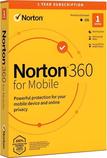 Norton 360 Mobile HUN Online vírusirtó szoftver (1 PC / 1 év)