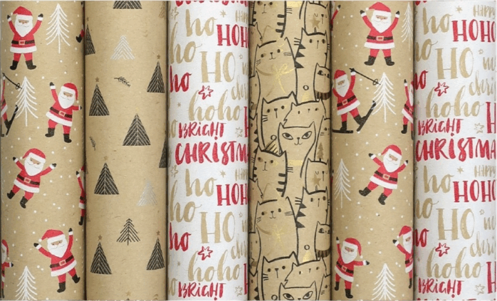 Rotolux Mountain Village 100%-ban újrahasznosított Karácsonyi mintás csomagolópapír 0,7x2m - Többféle Rotolux Mountain Village 100%-ban újrahasznosított Karácsonyi mintás csomagolópapír 0,7x2m - Többféle