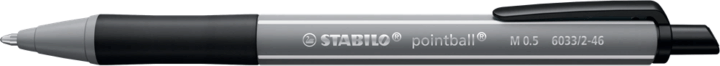 Stabilo Pointball Colorful Nyomógombos golyóstoll (Fekete tinta / M) - Szürke Stabilo Pointball Colorful Nyomógombos golyóstoll (Fekete tinta / M) - Szürke