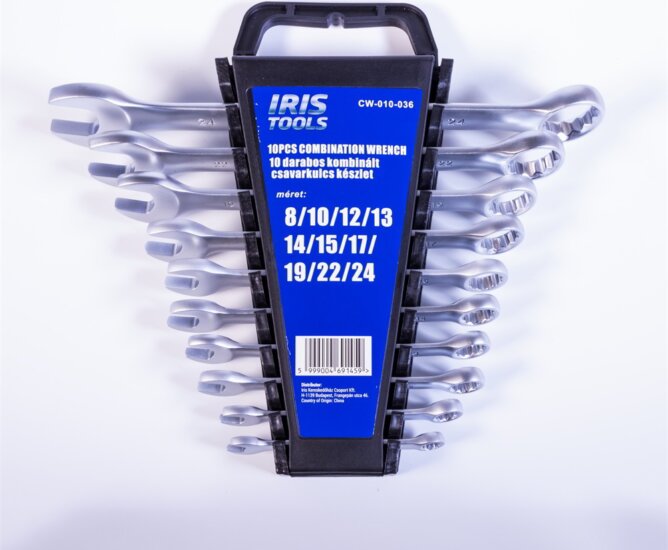 Iris Tools CW-010-036 Kombinált csavarkulcs készlet (10db / csomag)