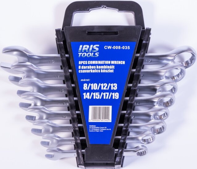 Iris Tools CW-008-035 Kombinált csavarkulcs készlet (8db / csomag)