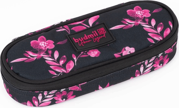 Budmil 10120083 S17 Egyrekeszes Töltetlen tolltartó - Fekete/Mintás