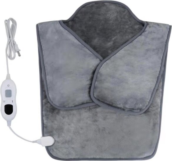 TOO SP-3H009-GR Elektromos vállmelegítő párna és mellény 95x50cm - Szürke