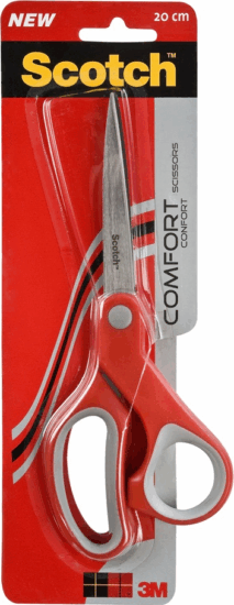Scotch Comfort rozsdamentes acél olló 20 cm - Piros Scotch Comfort rozsdamentes acél olló 20 cm - Piros