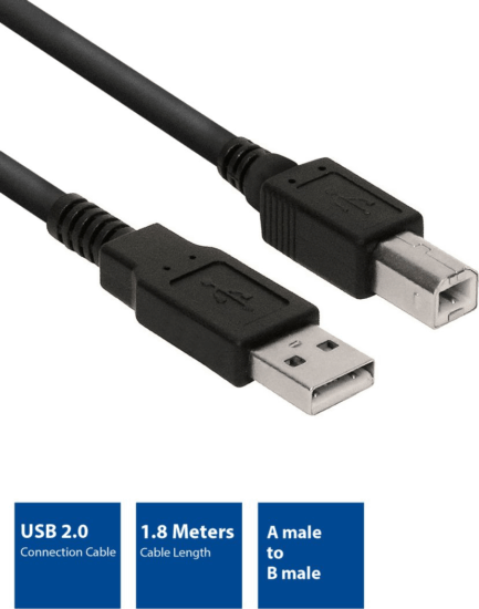 Eminent USB 2.0 Apa - USB-B Apa Nyomtató kábel 3m - Fekete Eminent USB 2.0 Apa - USB-B Apa Nyomtató kábel 3m - Fekete