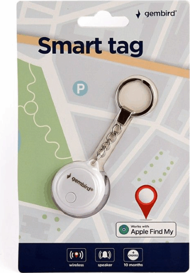 Gembird TA-TAG-01-W Smart Tag Okos Nyomkövető - Fehér