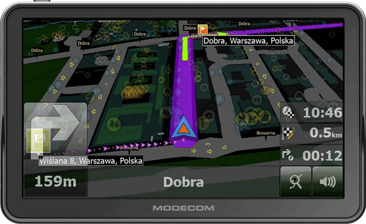 Modecom 7" FreeWAY CX 7.3 Navigáció (MapFactor EU térkép)