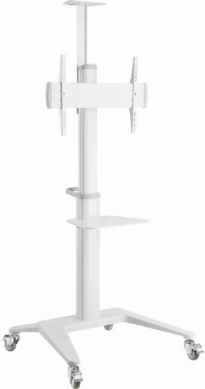 Gembird TVS-70T-02-W 37"-70" LCD TV / Monitor Gurulós Padló Tartó Állvány - Fehér