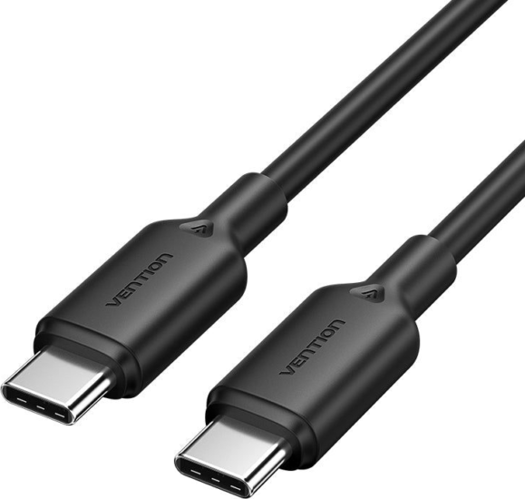Vention USB Type-C 2.0 Apa - USB Type-C 2.0 Apa Adat és Töltőkábel 2m - Fekete