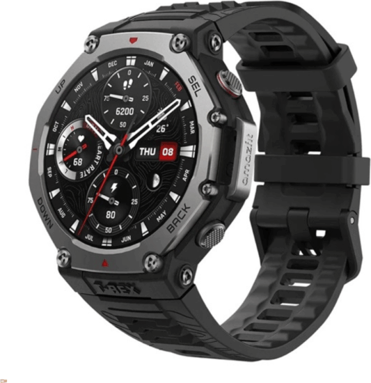 Xiaomi Amazfit T-Rex 3 NFC Férfi Okosóra 48,5mm - Fekete