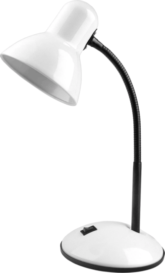 Avide ABDLS-W Asztali Lámpa E27/ 40W / 39 cm - Fehér