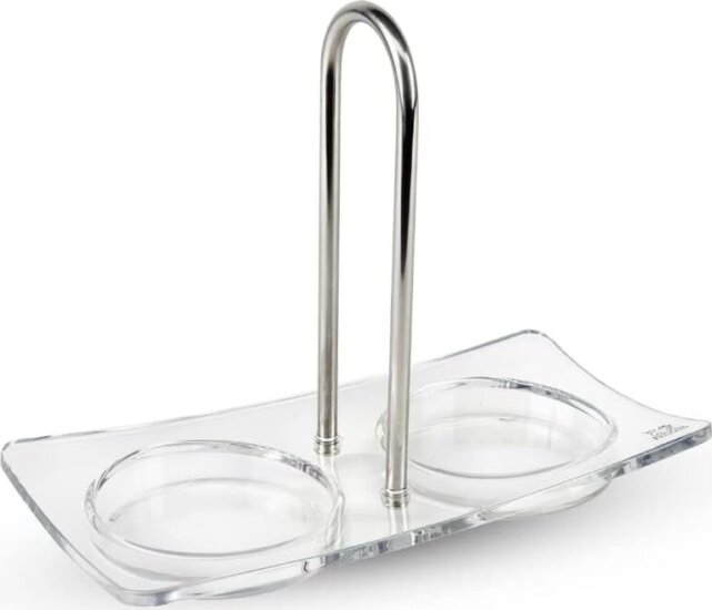 Peugeot 25854 Linea Só- és borsőrlő tálca 15 cm - Átlátszó