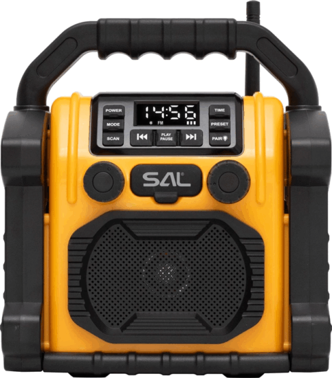 Sal BTWORKPRO Bluetooth hordozható munka- és szabadidő hangszóró 20W - Fekete / Narancs Sal BTWORKPRO Bluetooth hordozható munka- és szabadidő hangszóró 20W - Fekete / Narancs