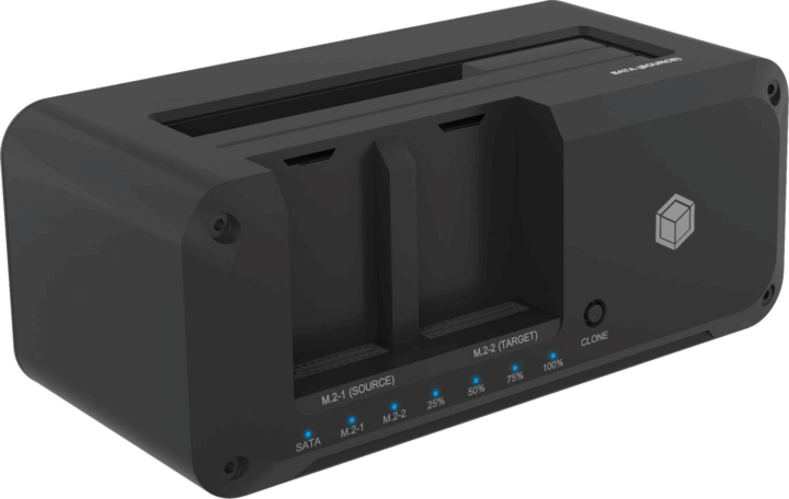 ICY BOX IB-2924MSCL-C31 SSD/HDD Dokkoló és klónozó állomás (USB-C 3.2 - SATA/NVMe)