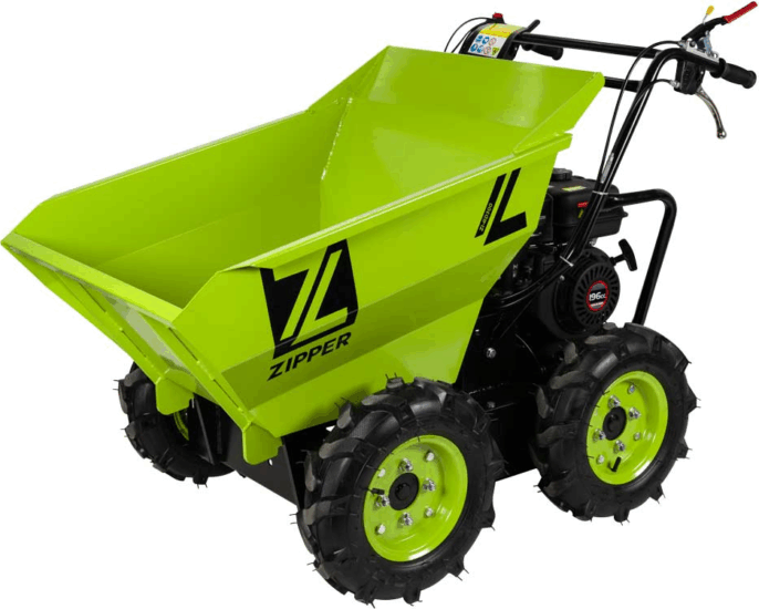 Zipper ZI-RD300 Benzinmotoros Mini Dömper max 300kg - Fekete / Zöld Zipper ZI-RD300 Benzinmotoros Mini Dömper max 300kg - Fekete / Zöld