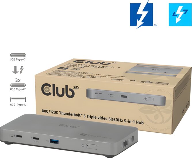 Club 3D CSV-2563 Notebook Dokkoló Állomás 180 Watt