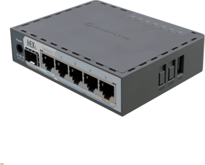MikroTik E60IUGS 5x Gigabit 5-port VPN Router MikroTik E60IUGS 5x Gigabit 5-port VPN Router