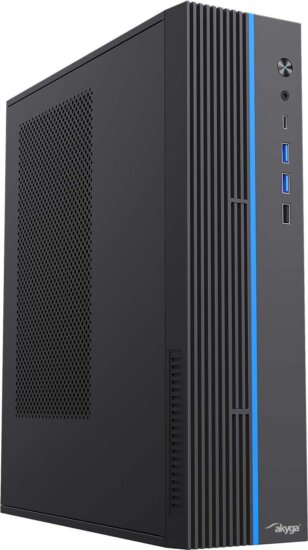 Akyga AK-302-01BL SFF Torony Számítógépház - Fekete