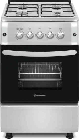 Novacook F5S40G2 INX LPG 4 Zónás Szabadonálló Gáz Tűzhely - Inox