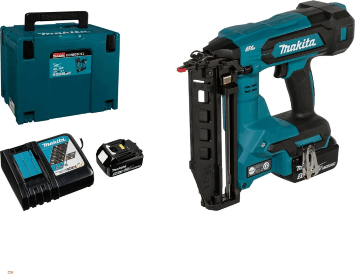 Makita DBN601RTJ Akkus Szögbelövő 18V Kofferben (Akkumlátorral és töltővel)