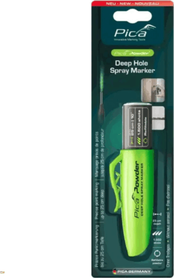 Pica 2020/SB Szórófejes porfestékes Marker mély lyukakhoz - Zöld