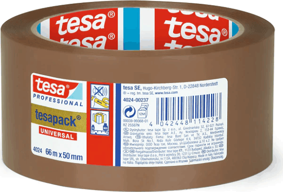 Tesa 04024 Csomagoló ragasztószalag 66m x 50mm - Barna