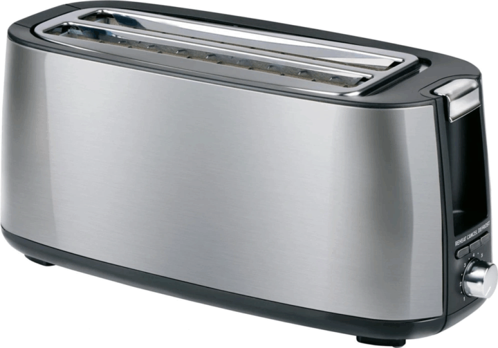 Alpina 29099 2 Szeletes Kenyérpirító 1400W - Ezüst / Fekete