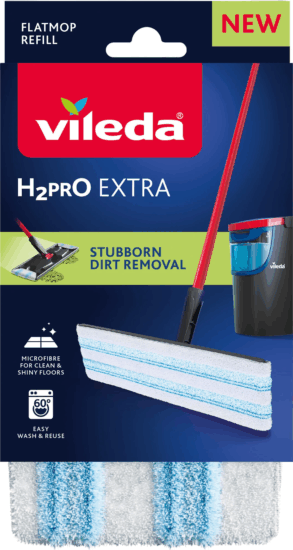 Vileda H2PrO Flat Mop Lapos Felmosófej