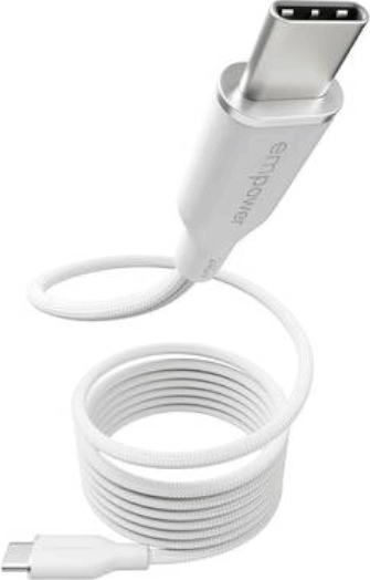 PanzerGlass Empower 240 W USB‑C Apa - USB‑C Apa Adat És Töltőkábel 1,5 m - Fehér