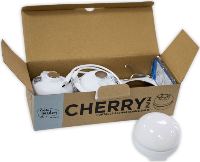 New Garden CHERRY MINI BULB Hordozható Akkus LED Lámpa szett 3 darab 5W - Fehér