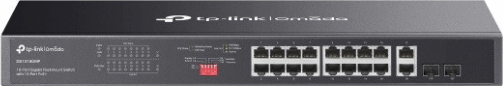 TP-Link DS1018GMP 18-port Gigabit PoE+ Rack Switch TP-Link DS1018GMP 18-port Gigabit PoE+ Rack Switch
