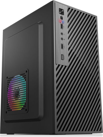 IRIS Q251 Midi Torony Számítógépház (táp nélküli) - Fekete IRIS Q251 Midi Torony Számítógépház (táp nélküli) - Fekete