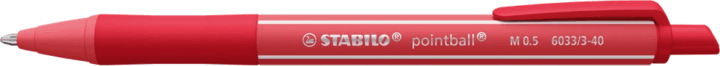 Stabilo Pointball Colorful nyomógombos golyóstoll (Piros tinta / M) - Piros Stabilo Pointball Colorful nyomógombos golyóstoll (Piros tinta / M) - Piros