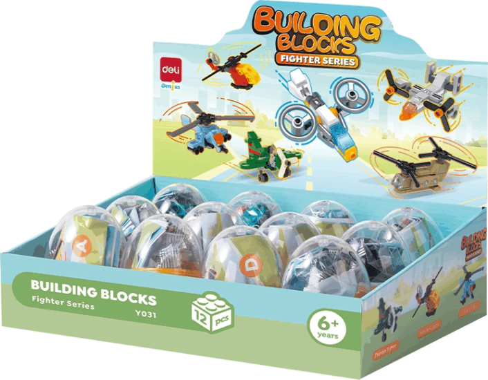 Deli DEY031 Repülők 12 darabos építő készlet - Többféle Deli DEY031 Repülők 12 darabos építő készlet - Többféle
