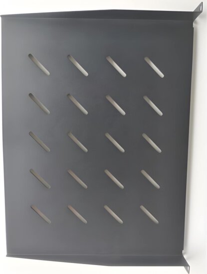 Hikvision 19" Rakszekrény polc 1U 600mm mély - Fekete
