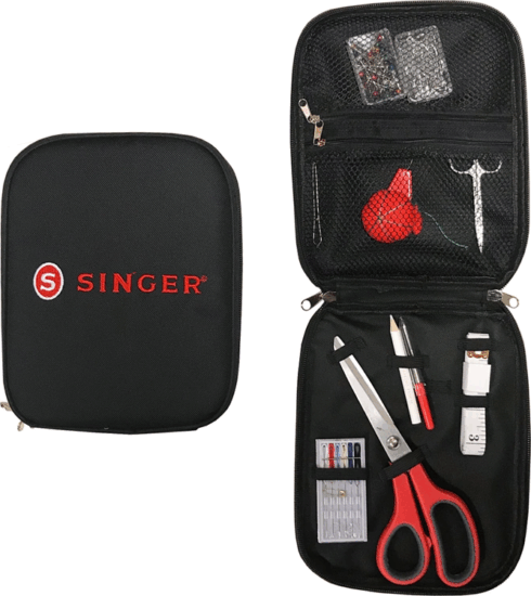 Singer 13623 Deluxe Otthoni kézi Varrókészlet tároló Tokban - Fekete