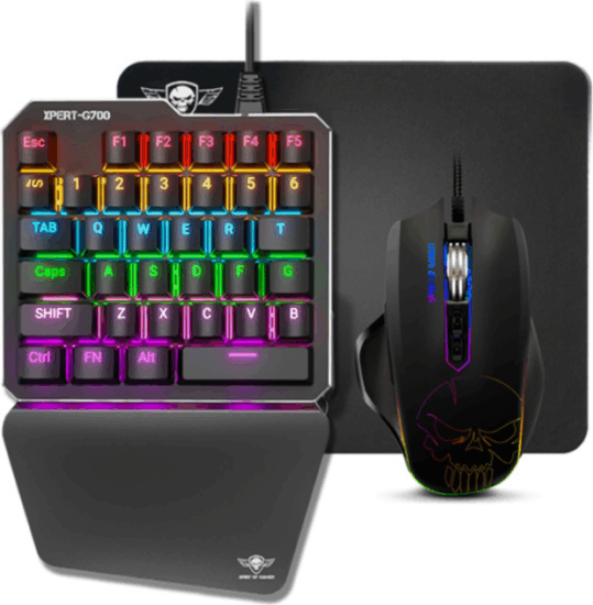 Spirit of Gamer Xpert Gameboard G700 Mechanikus Billentyűzet + Egér + Egérpad Combo HUN - Fekete