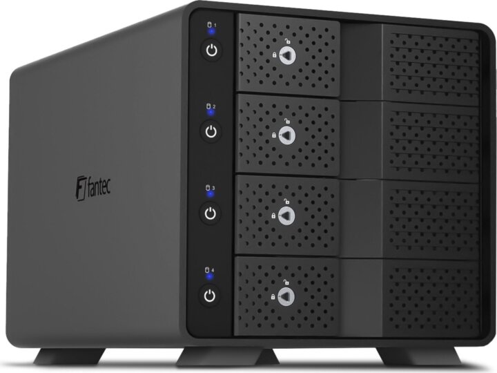 FANTEC MB-X4U31 4x 3,5" USB 3.1 Gen1 Külső HDD ház - Fekete FANTEC MB-X4U31 4x 3,5" USB 3.1 Gen1 Külső HDD ház - Fekete