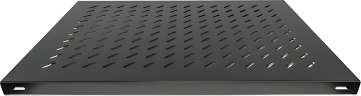 Manhattan19" Rackszekrény polc 1U 800 mm mély - Fekete