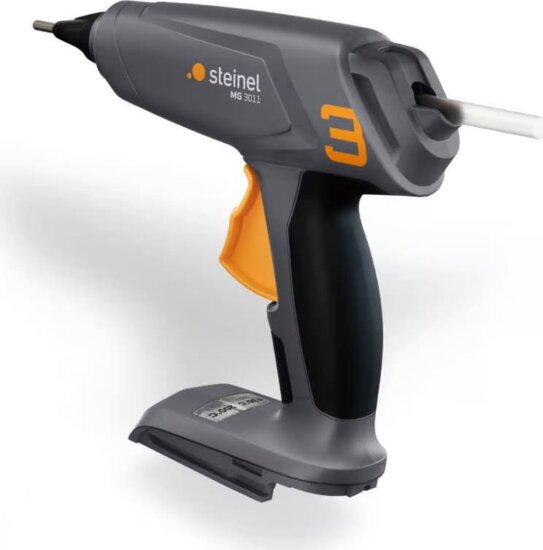 Steinel MobileGlue 3011 Akkumulátoros Ragasztópisztoly (Akku és töltő nélkül) - Fekete/Narancssárga