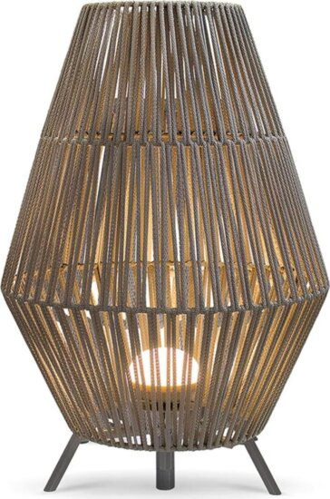 New Garden Conta 70 Akkus hordozható Beltéri/Kültéri állólámpa 48 x 72 x 48 cm - Szürke