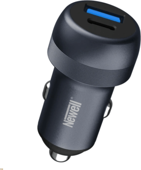 Newell NL4148 USB-C + USB-A Autós gyorstöltő 89W - Fekete